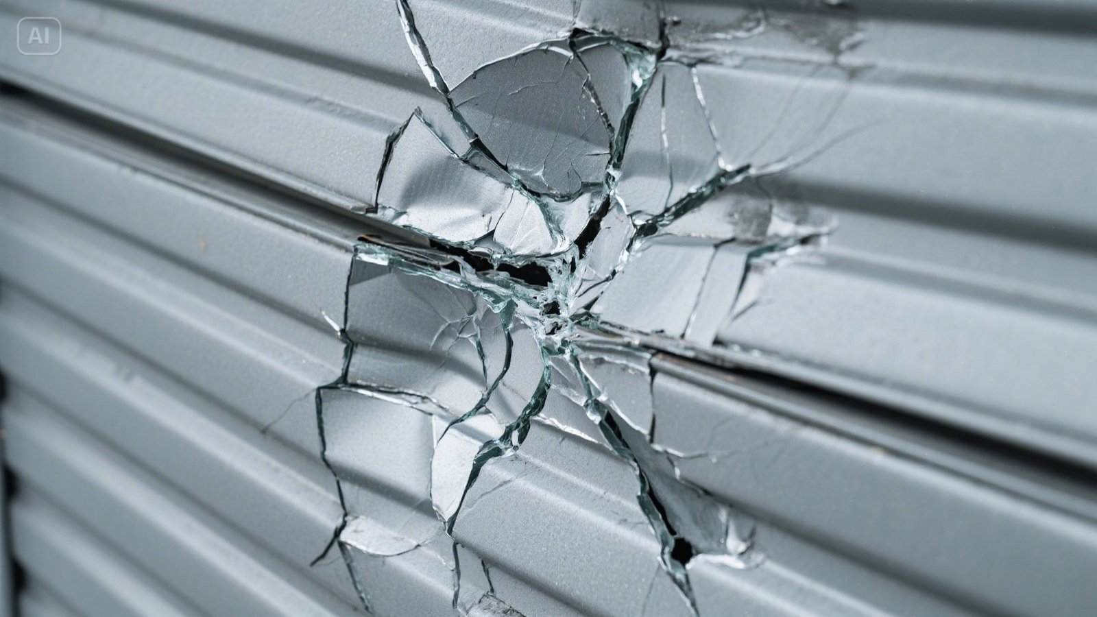 damaged garage door panels.