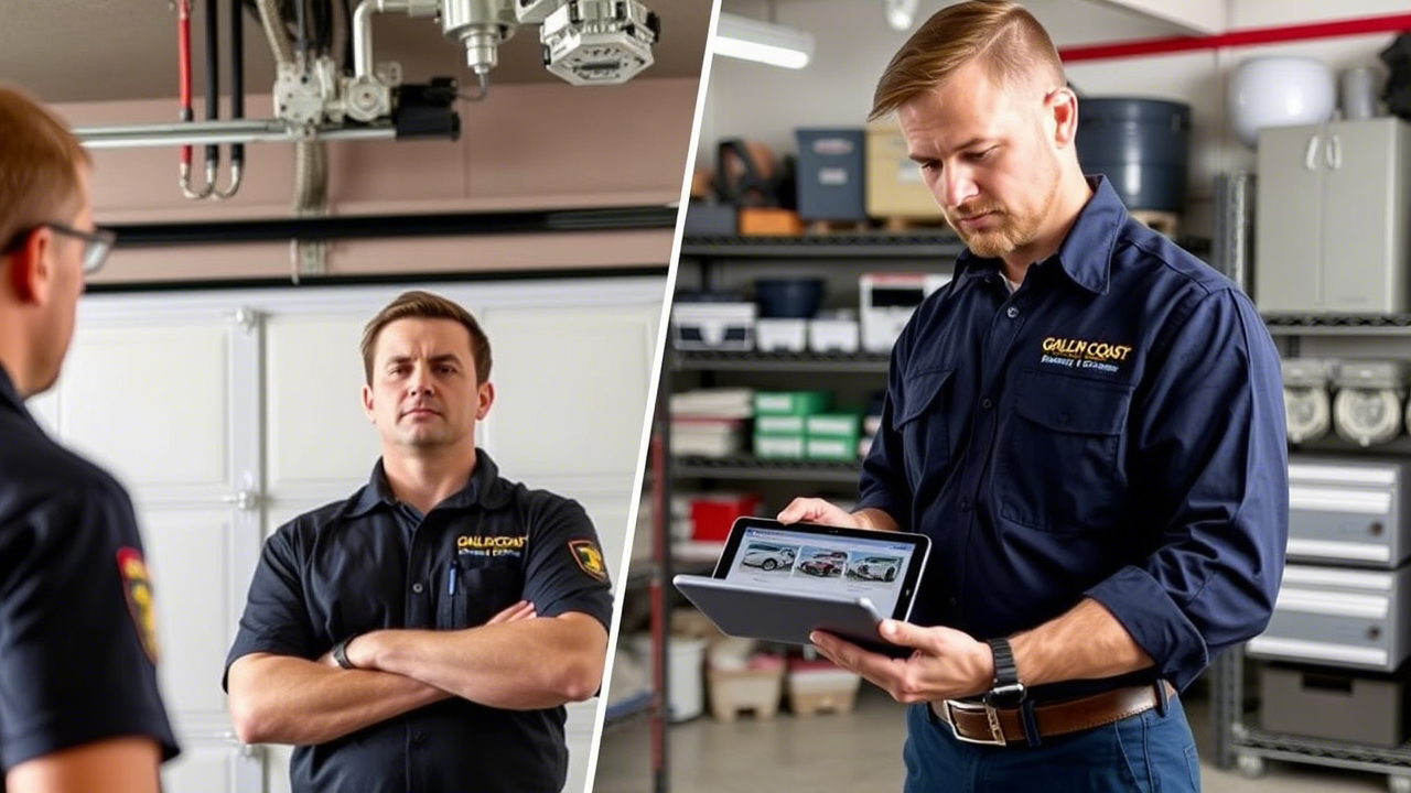 Golden Coast Garage Doors 1 garage door opener installation services